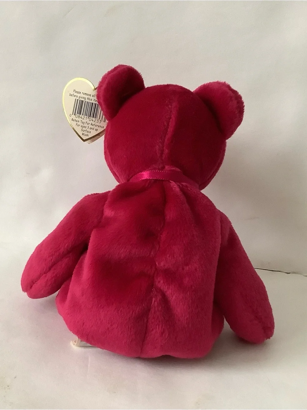 Ty beanie baby, Valentino. Retired 1998 to 1999 with errors.